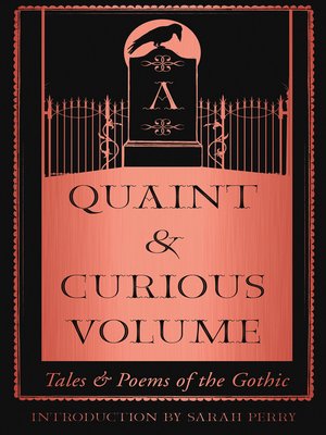 cover image of A Quaint and Curious Volume